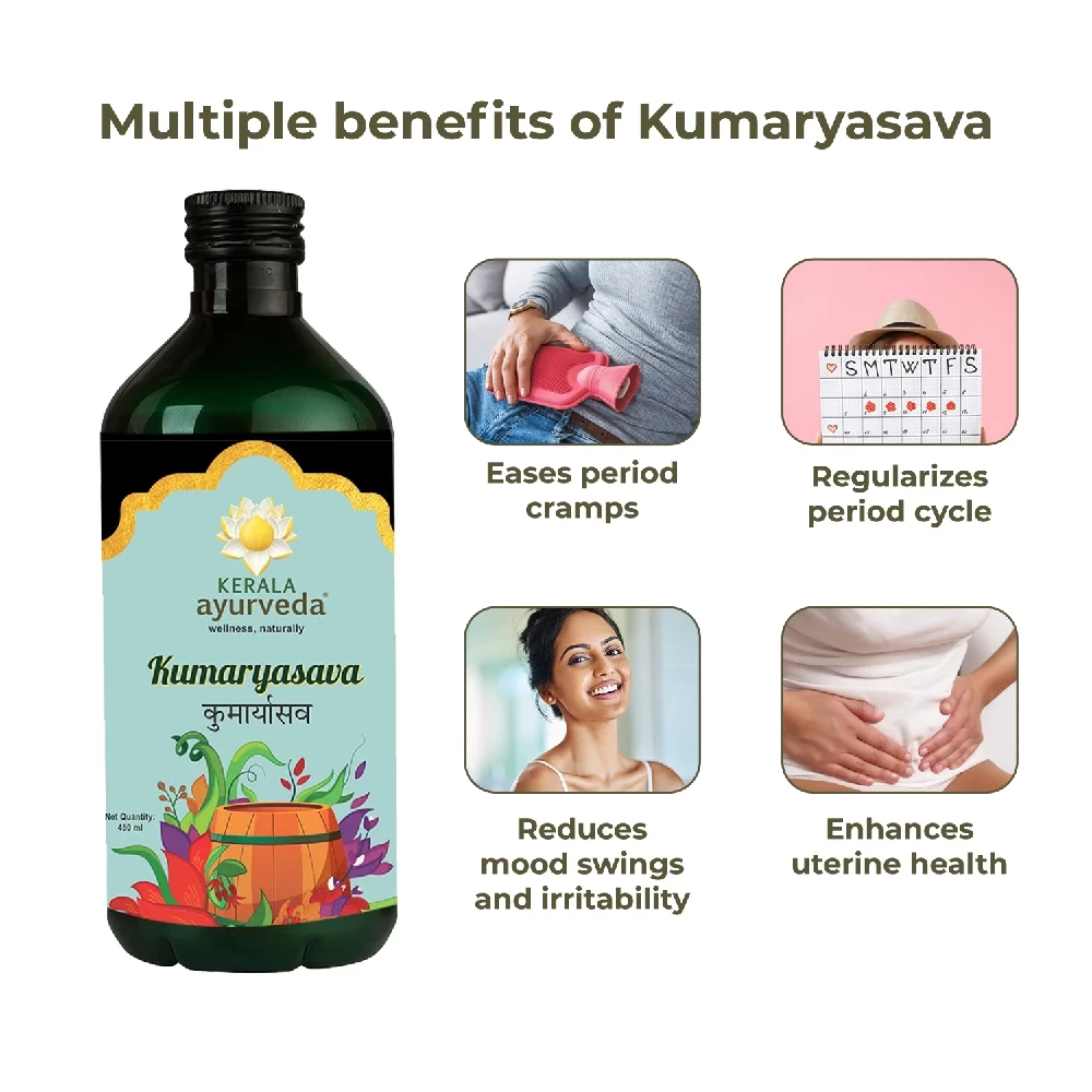 Kerala Ayurveda Kumaryasavam, 450 ml-3.webp